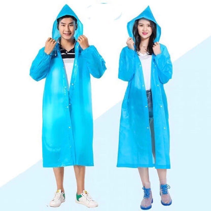 Eva Unisex Raincoat Multi-function Extra Thick Extended Brim