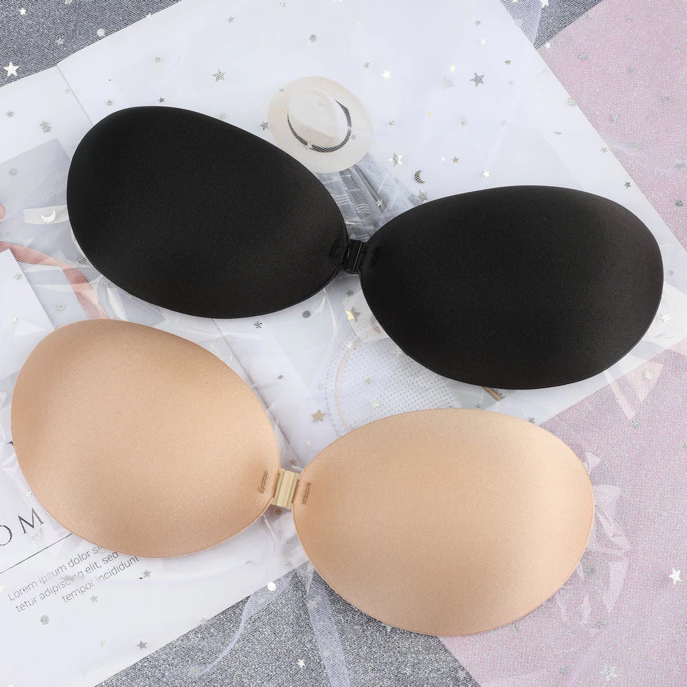 Adhesive Push Up Bra Strapless Nipple Pad
