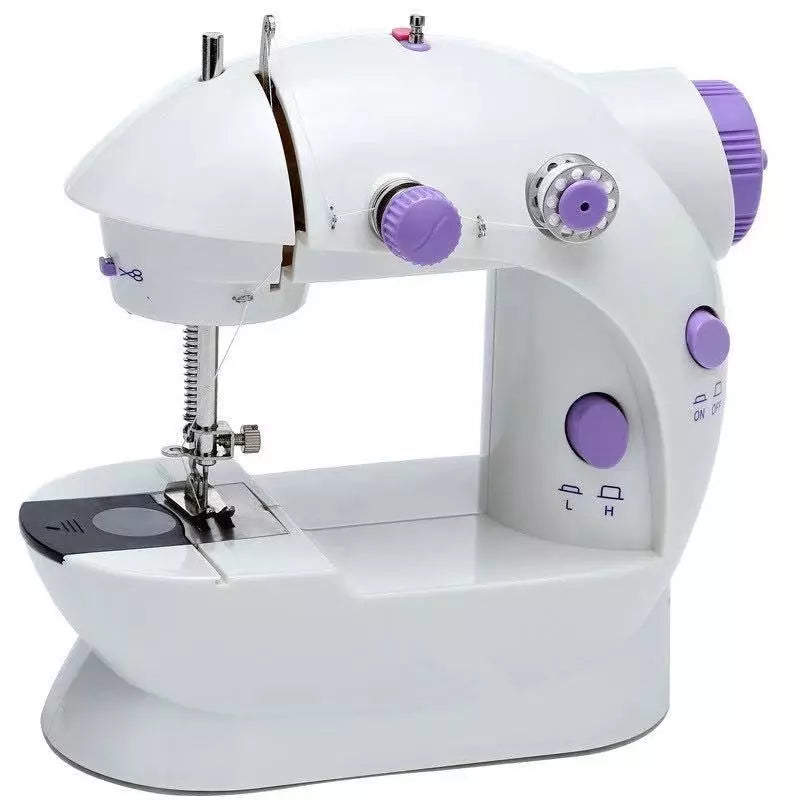 [A1-951] Mini Sewing Machine with Double Threads & 2-speed Control SM-202A