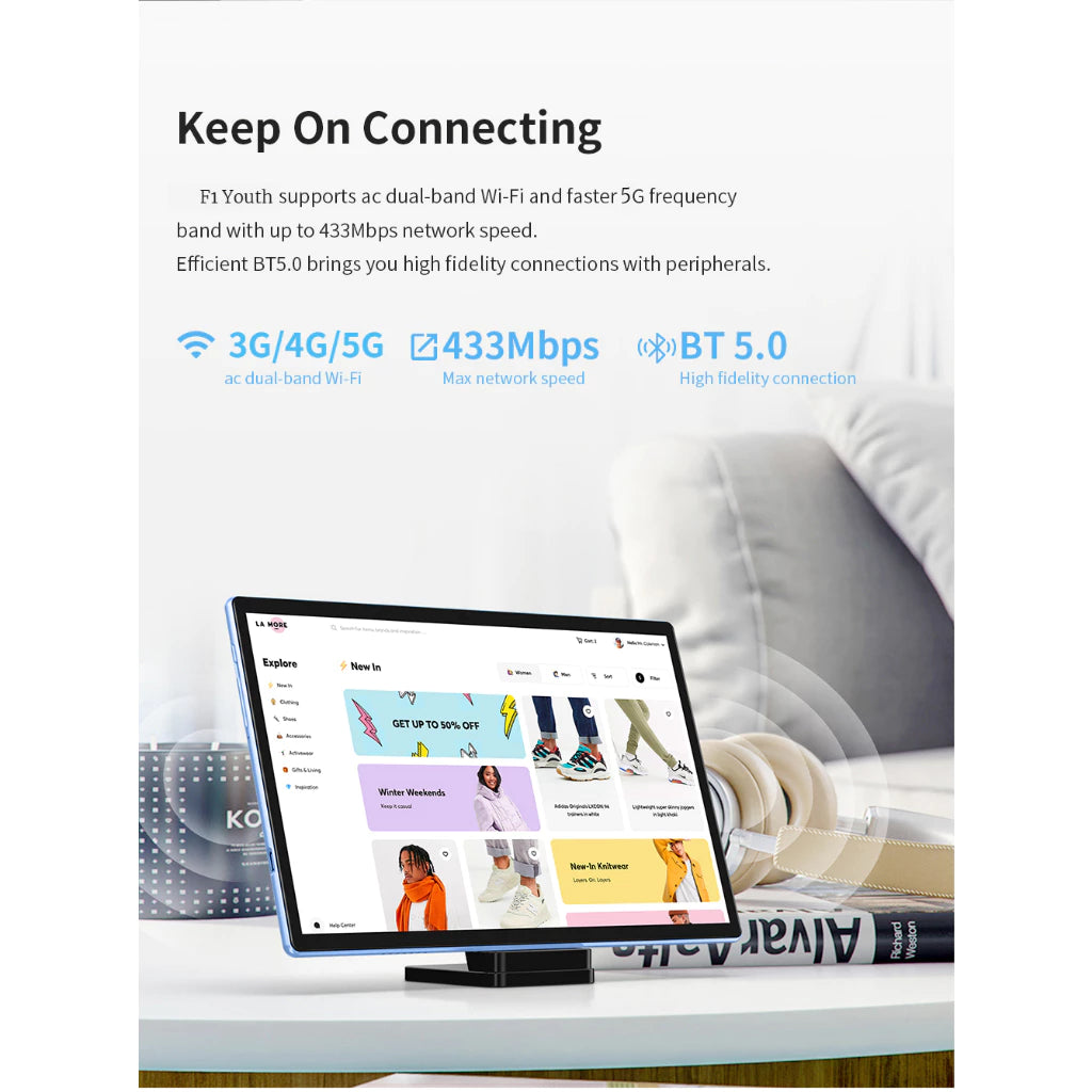 Yookie Smart Tab Android 13 MTK6737 ARM Cortex-A7 6000mAh 12gb/512gb