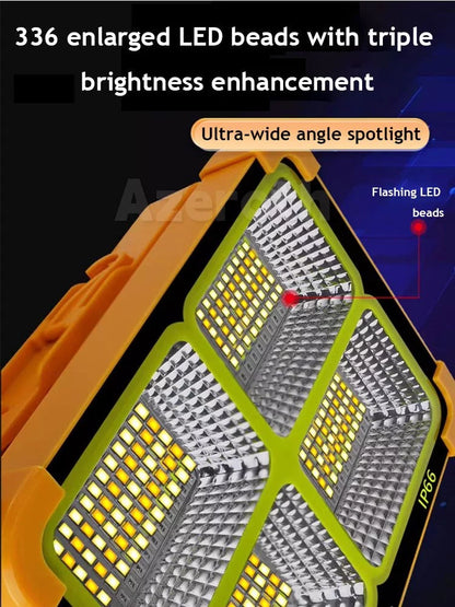 [A1-1264] 1000w Portable Solar Led Light Private Street Lamp without Electricity 12000mAh