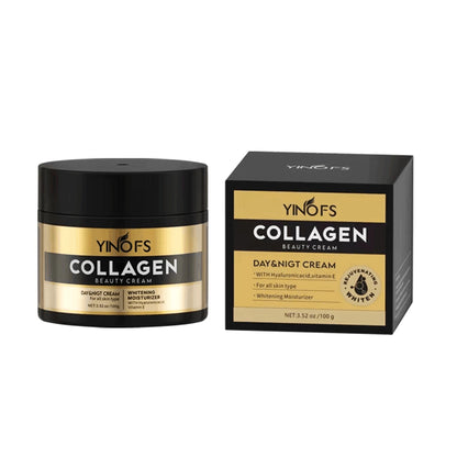 Yinofs Collagen Day and Night Beauty Cream Rejuvenating Whitening Cream 100g