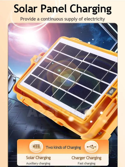 [A1-1264] 1000w Portable Solar Led Light Private Street Lamp without Electricity 12000mAh