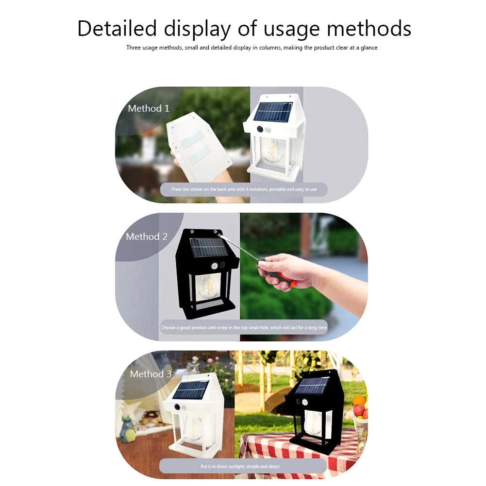 [A1-1312] Solar Interaction Wall Lamp - 1 LED 888