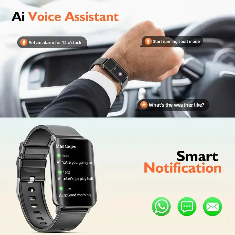 Sport Smartwatch Fitnesss Tracker Heart Rate Blood Pressure Bracelets