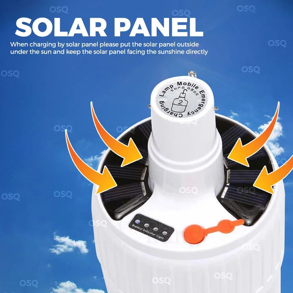 Mobile Emergency Charging Lamp Solar Light Bulb