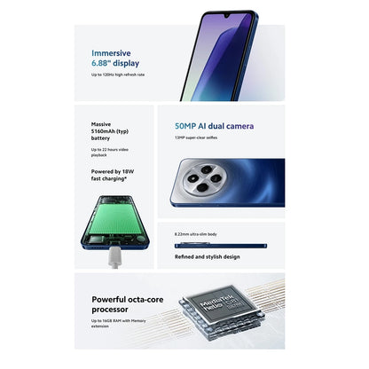 Redmi 14C 8gb/256gb 50MP Ai Dual Camera 5160mAh