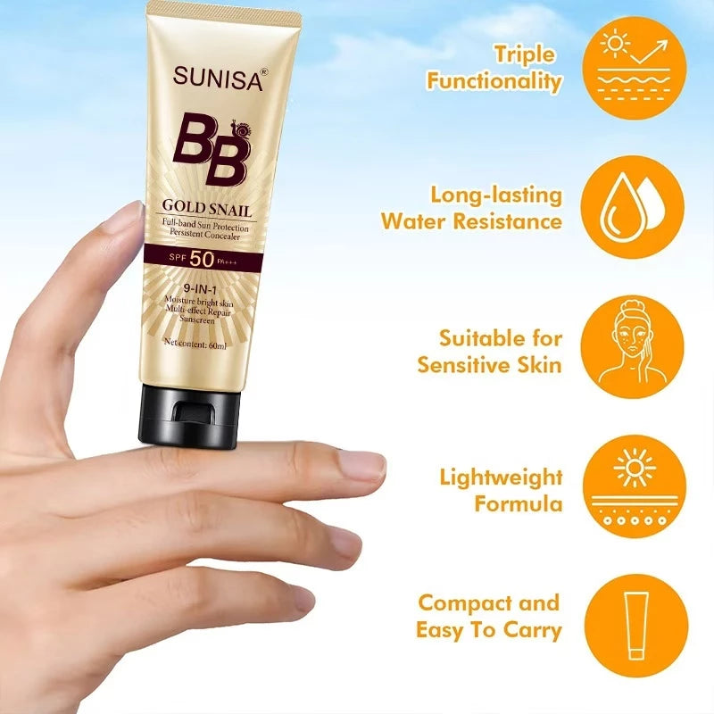 Sunisa BB Gold Snail Full-band Sun Protection Persistent Concealer 60mL