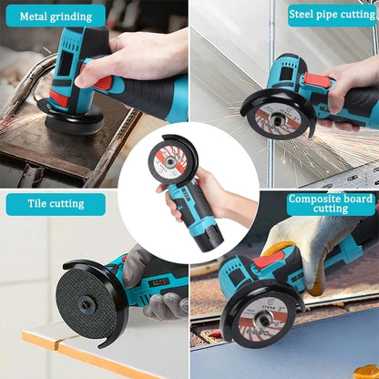 [ZH1827] Portable Lithium Electic Angle Grinder