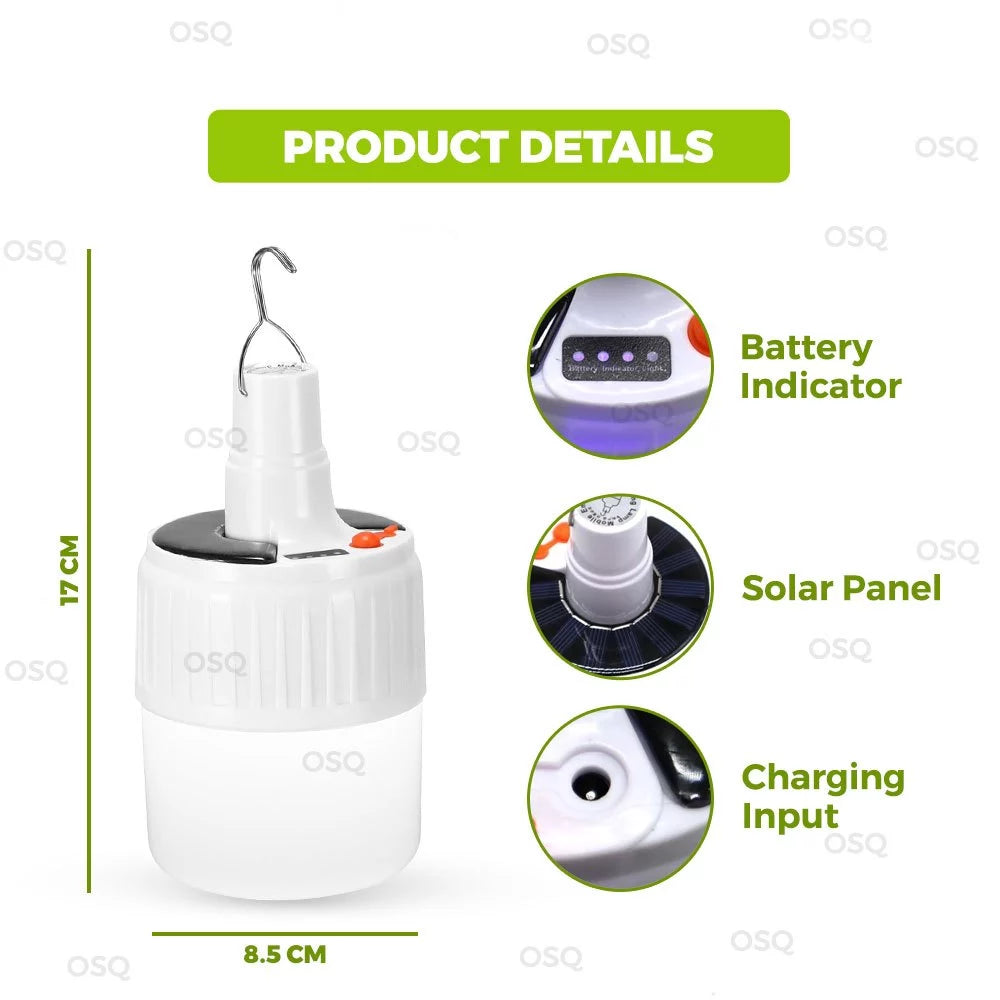 Mobile Emergency Charging Lamp Solar Light Bulb