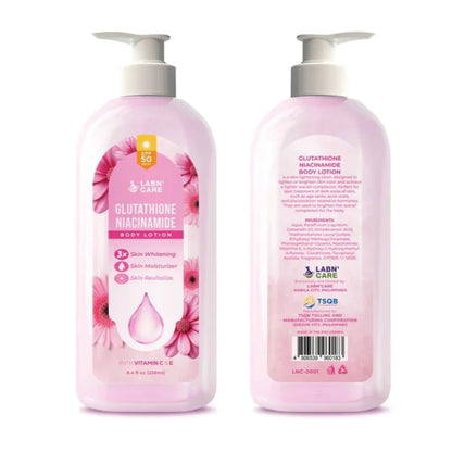 Labn'Care Glutathione Niacinamide Body Lotion Skin Whitening (+ Alpha Arbutin) 500ml