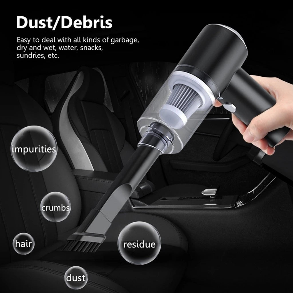 3 in 1 Mini Portable Vacuum Cleaner for Home and Car AS-228