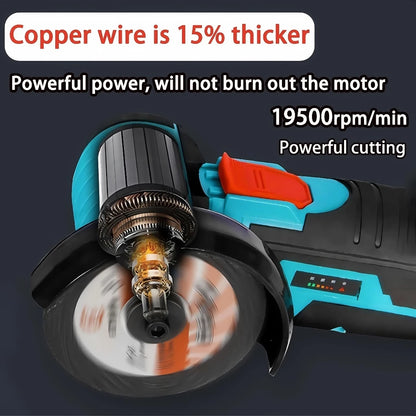 [ZH1827] Portable Lithium Electic Angle Grinder