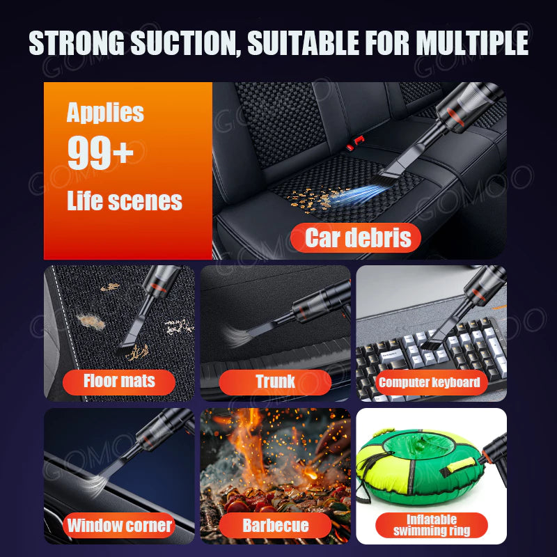 3 in 1 Mini Portable Vacuum Cleaner for Home and Car AS-228