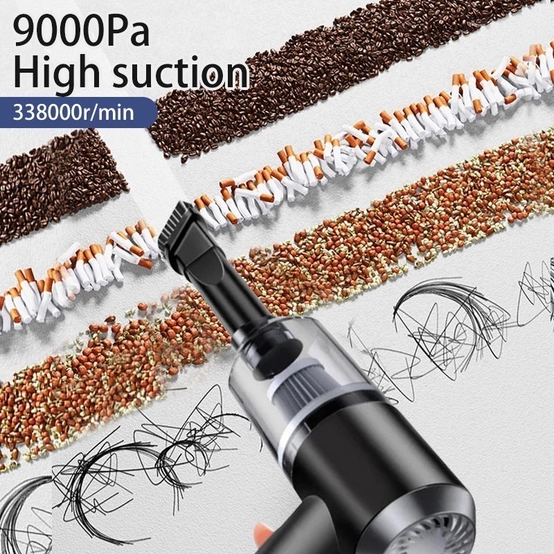 3 in 1 Mini Portable Vacuum Cleaner for Home and Car AS-228