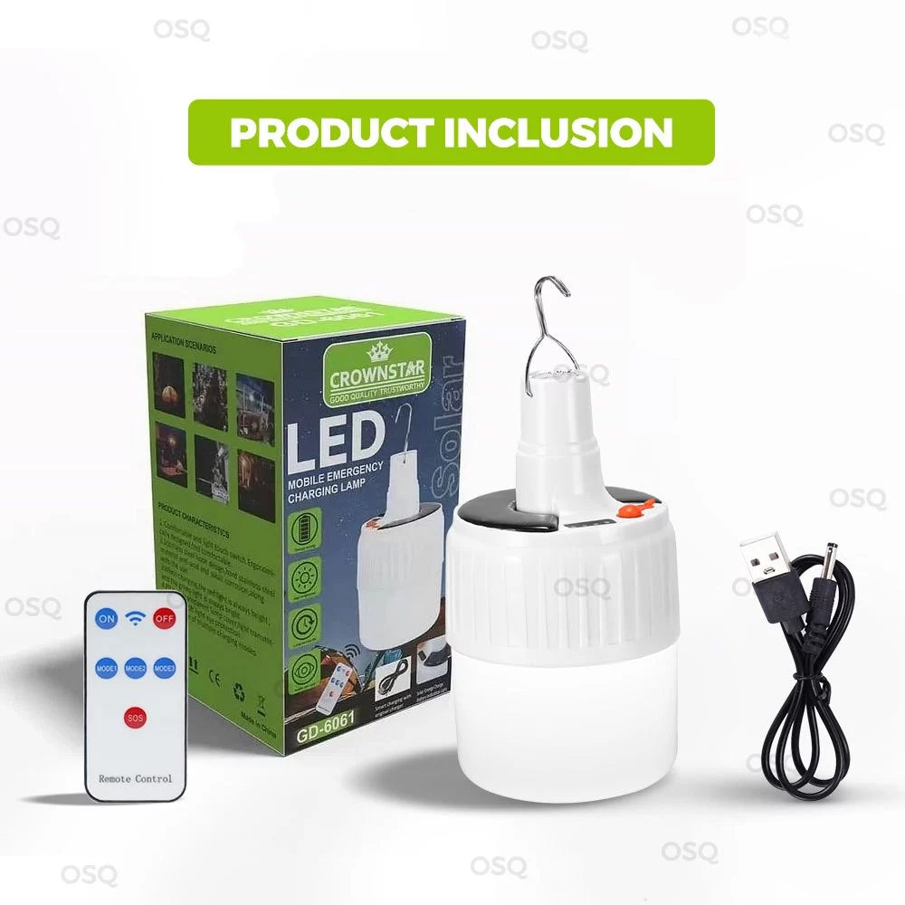 Mobile Emergency Charging Lamp Solar Light Bulb