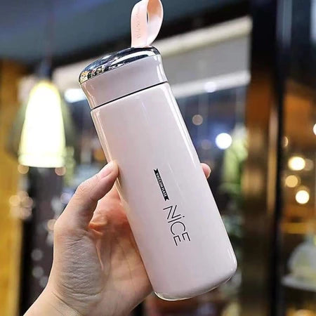 Nice Vacuum Flask Plastic Glass Tumbler 400ml