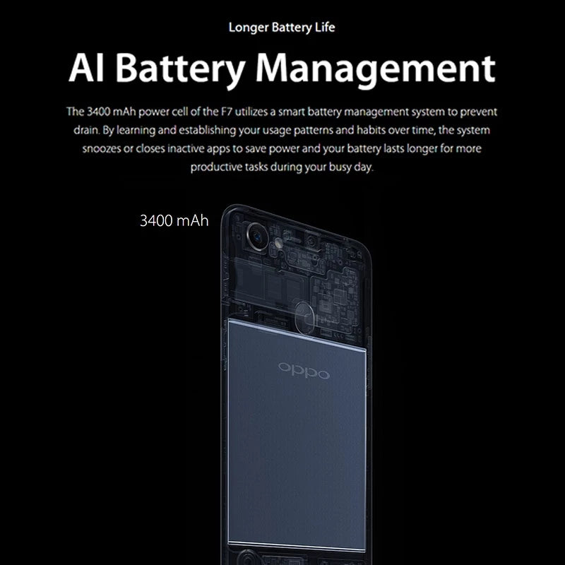 Oppo F7 25MP 8gb/256gb Mobile Phone