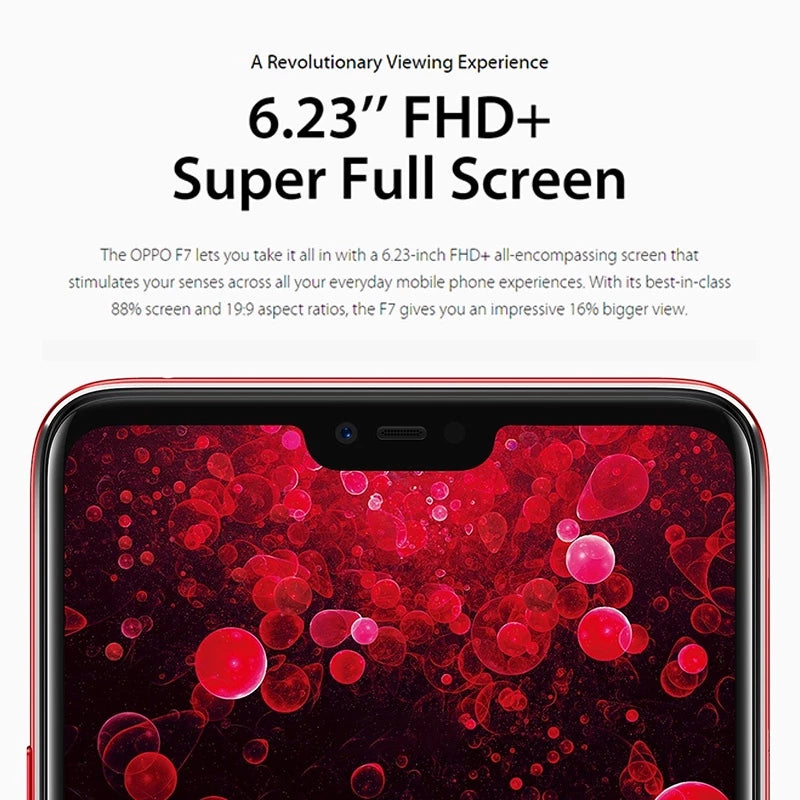 Oppo F7 25MP 8gb/256gb Mobile Phone
