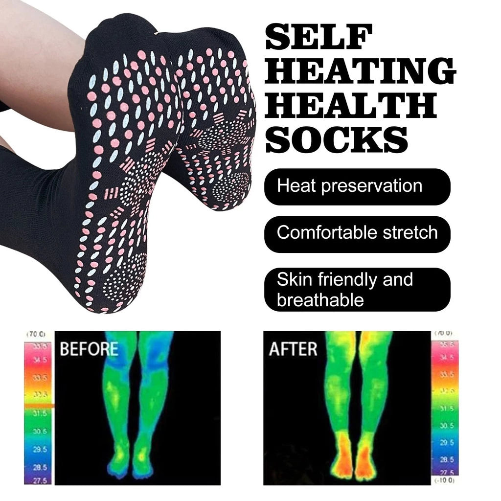 Self-heating Health Socks Magnetic Theraphy Unisex Socks (1 pair)