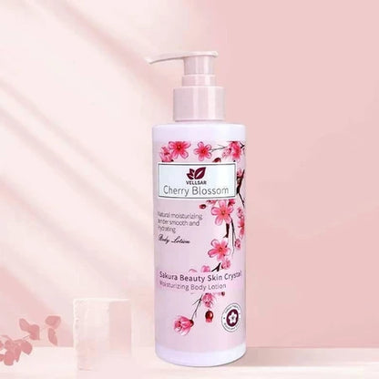 Vellsar Cherry Blossom Sakura Beauty Skin Crystal Moisturizing Body Lotion 300g
