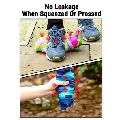 [ZH1838] Foldable Silicone Water Bottle 420ml