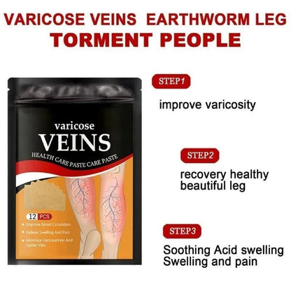 Varicose Veins Remover Patch Smoothes the Bulge of Blood Vessels (12pcs)