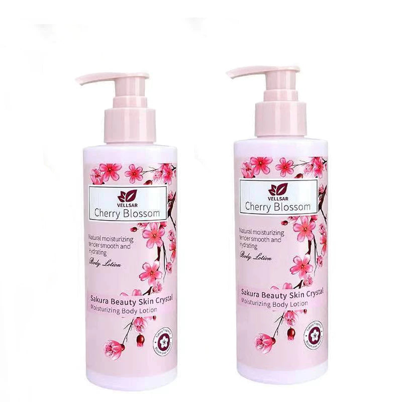 Vellsar Cherry Blossom Sakura Beauty Skin Crystal Moisturizing Body Lotion 300g