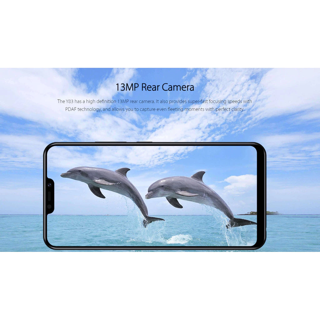 Vivo Y83 6gb/128gb Mobile Phone Mediatek MT6762 Helio P22 3260mAh