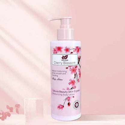 Vellsar Cherry Blossom Sakura Beauty Skin Crystal Moisturizing Body Lotion 300g