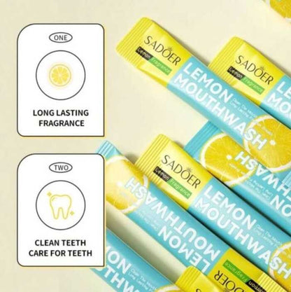 Pouqur Mouthwash Cleansing Oral Care Disposable 10ml - 20pcs