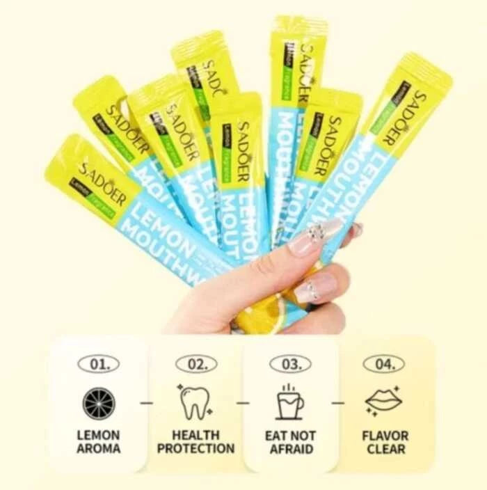 Pouqur Mouthwash Cleansing Oral Care Disposable 10ml - 20pcs