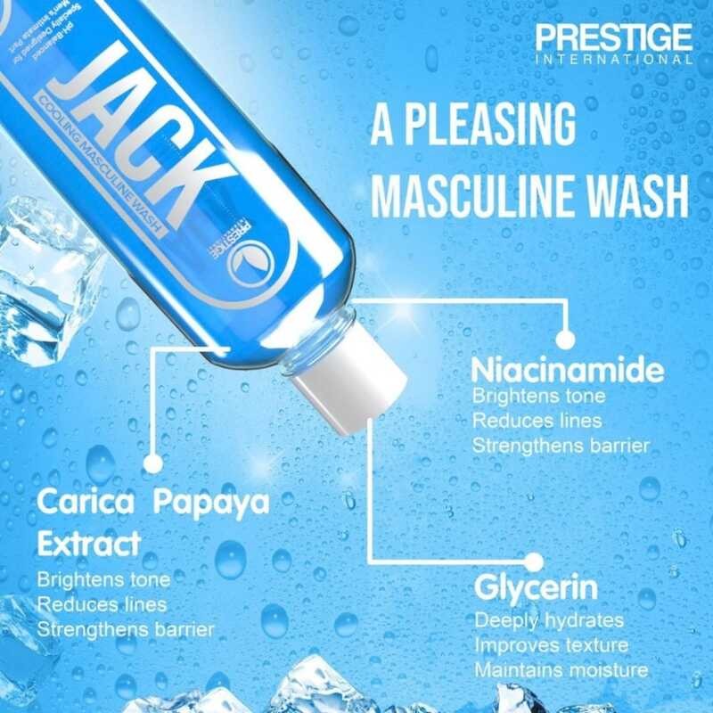 Prestige Jack Cooling Masculine Wash 250ml