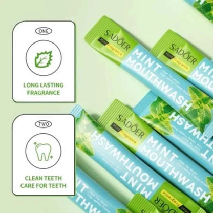 Pouqur Mouthwash Cleansing Oral Care Disposable 10ml - 20pcs