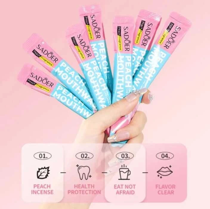Pouqur Mouthwash Cleansing Oral Care Disposable 10ml - 20pcs