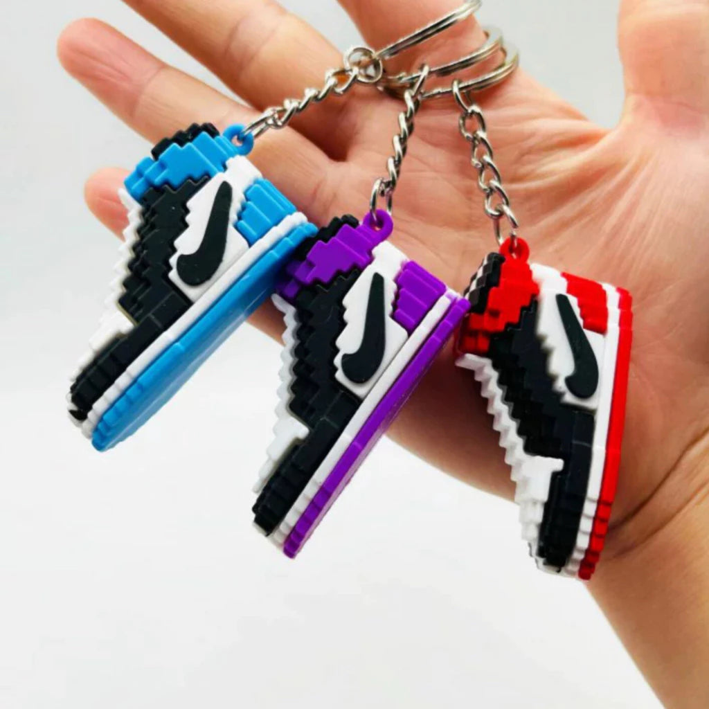 Cartoon Basketball Shoes Keychain Bag Pendant